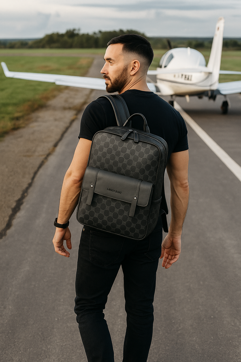 Morral Ultra Fino con Diseño Monograma – Elegante y Minimalista 🎒 Envío Gratis