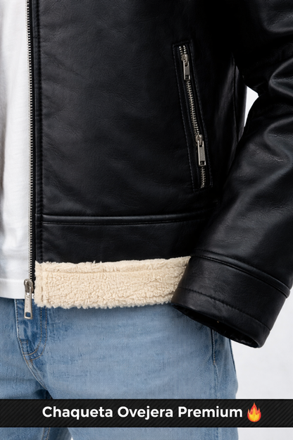 🔥 Eleva tu Estilo: Chaqueta Milmar de Cuero Sintético Premium 🔥
