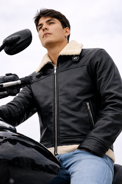 🔥 Eleva tu Estilo: Chaqueta Milmar de Cuero Sintético Premium 🔥