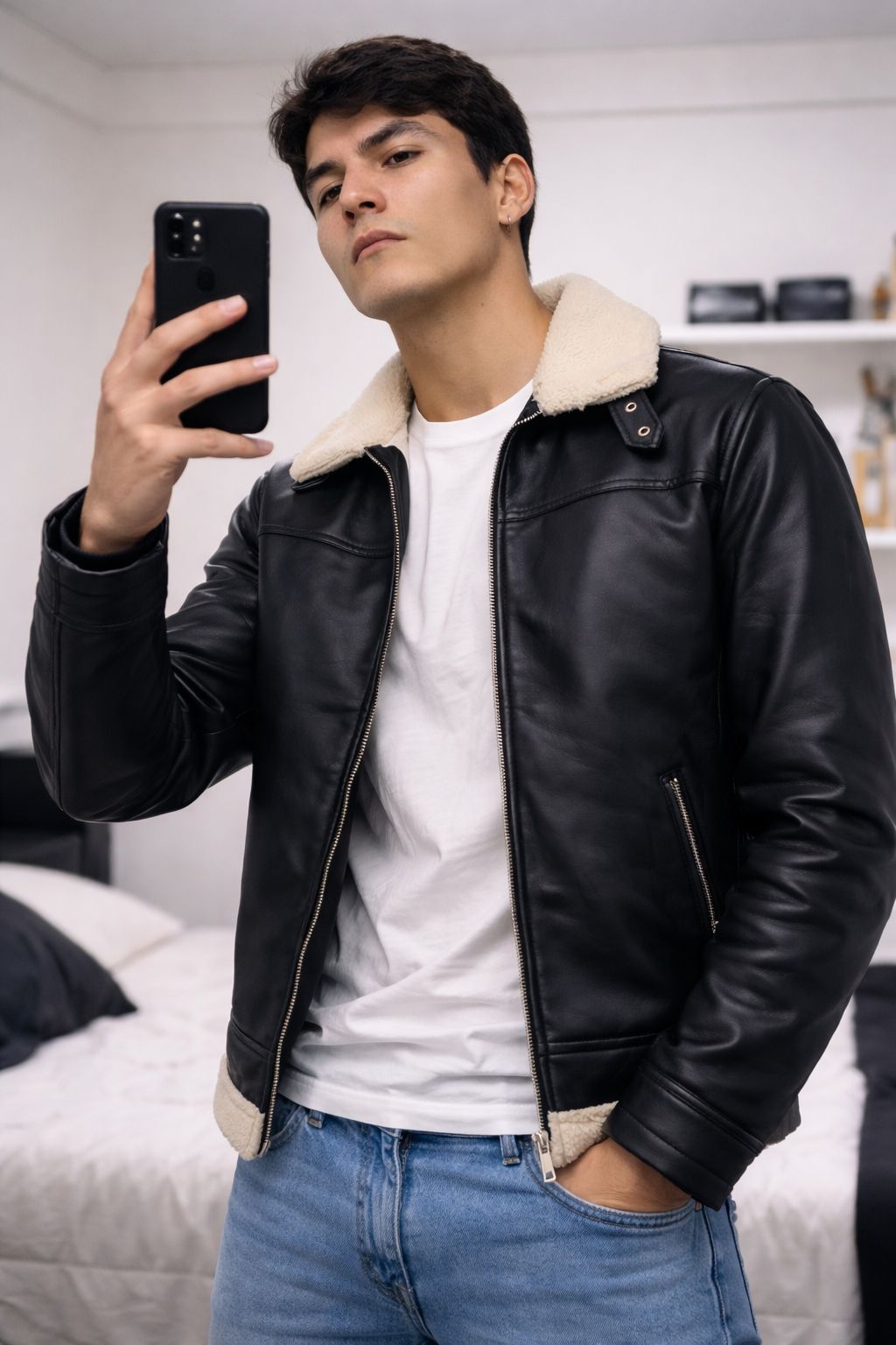 🔥 Eleva tu Estilo: Chaqueta Milmar de Cuero Sintético Premium 🔥