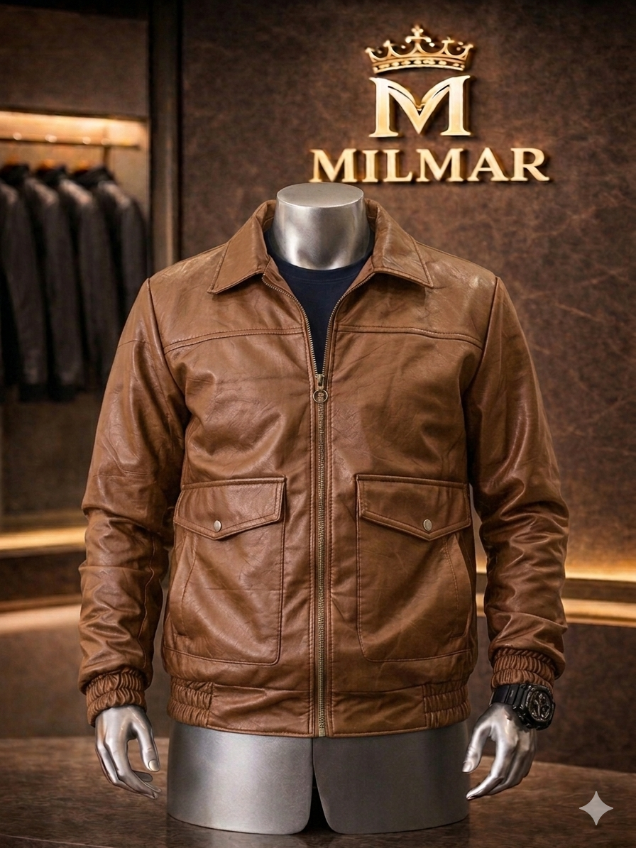 ⚡ Chaqueta MILMAR: El Poder del Cuero Premium en tu Outfit Masculino 🕶️🔥