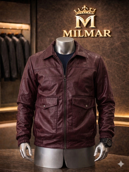 ⚡ Chaqueta MILMAR: El Poder del Cuero Premium en tu Outfit Masculino 🕶️🔥