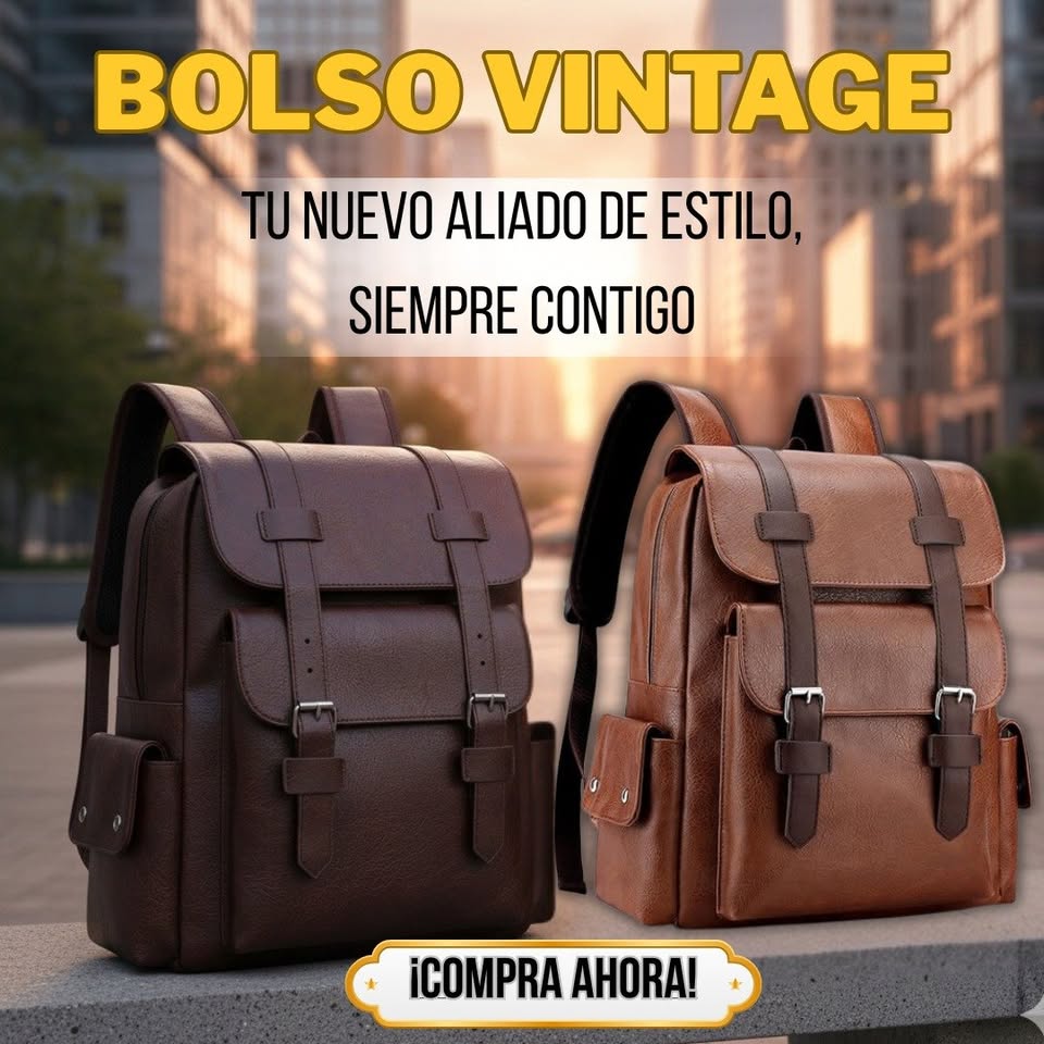 Morral de Cuero Monaco – Diseño Elegante y Espacioso 🎒 Envío Gratis