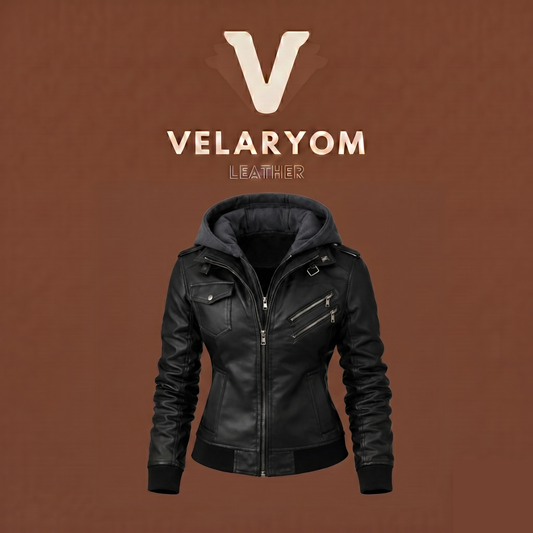 👑 Chaqueta Rust Motera: LaArmadura  de Estilo para la Mujer Imparable 🏍️✨